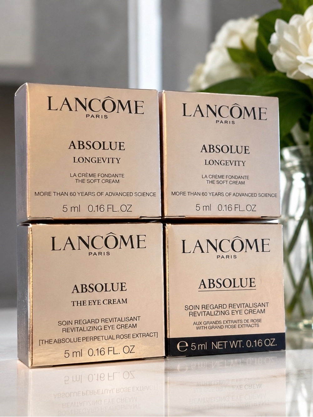Lancôme Absolue Longevity & Eye Cream Set - Lancome absolue Cream set of 4